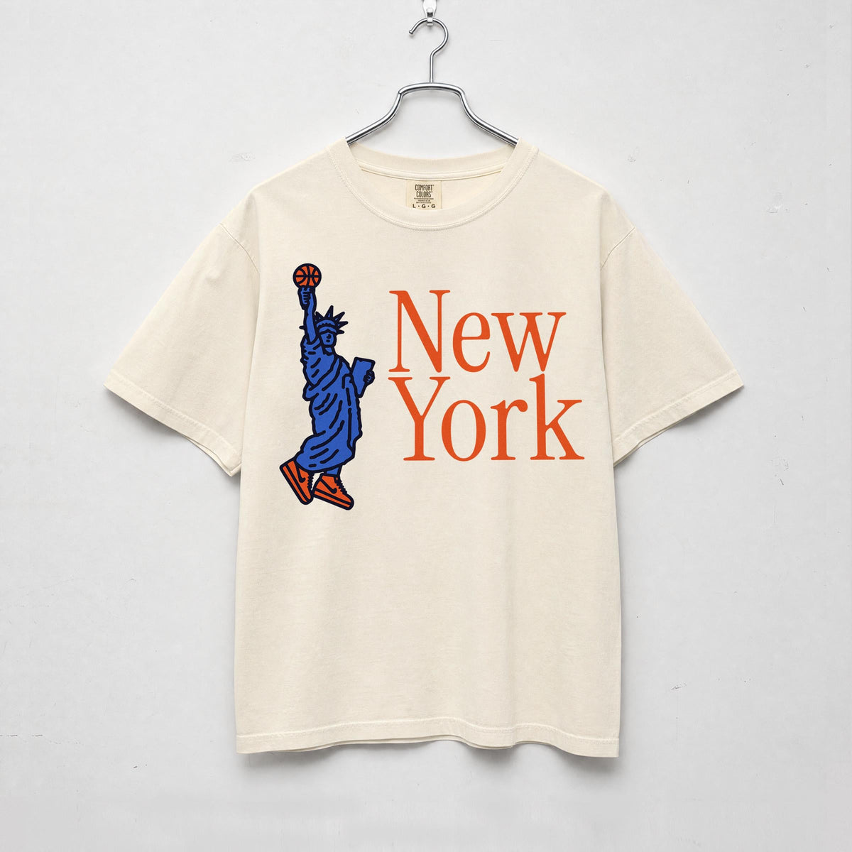 York Statue Liberty Basketball 90s Ny Bball Unisex