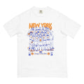 Orange Blue Skies York Basketball Vintage Illustrated Unisex