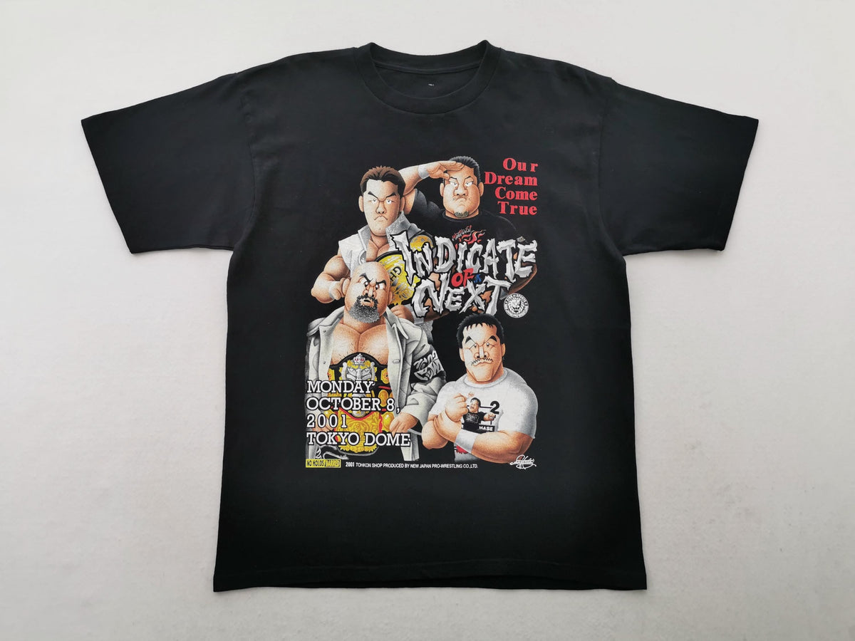 Japan Pro Wrestling Vintage Njpw Indicate Next Tokyo Dome Sakai Tee Size