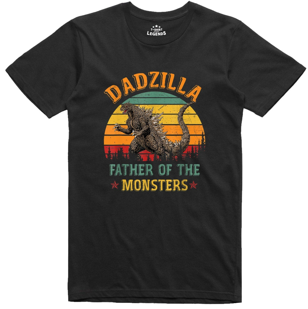 Dadzilla Father'S Day Monster Dad Tee Unisex