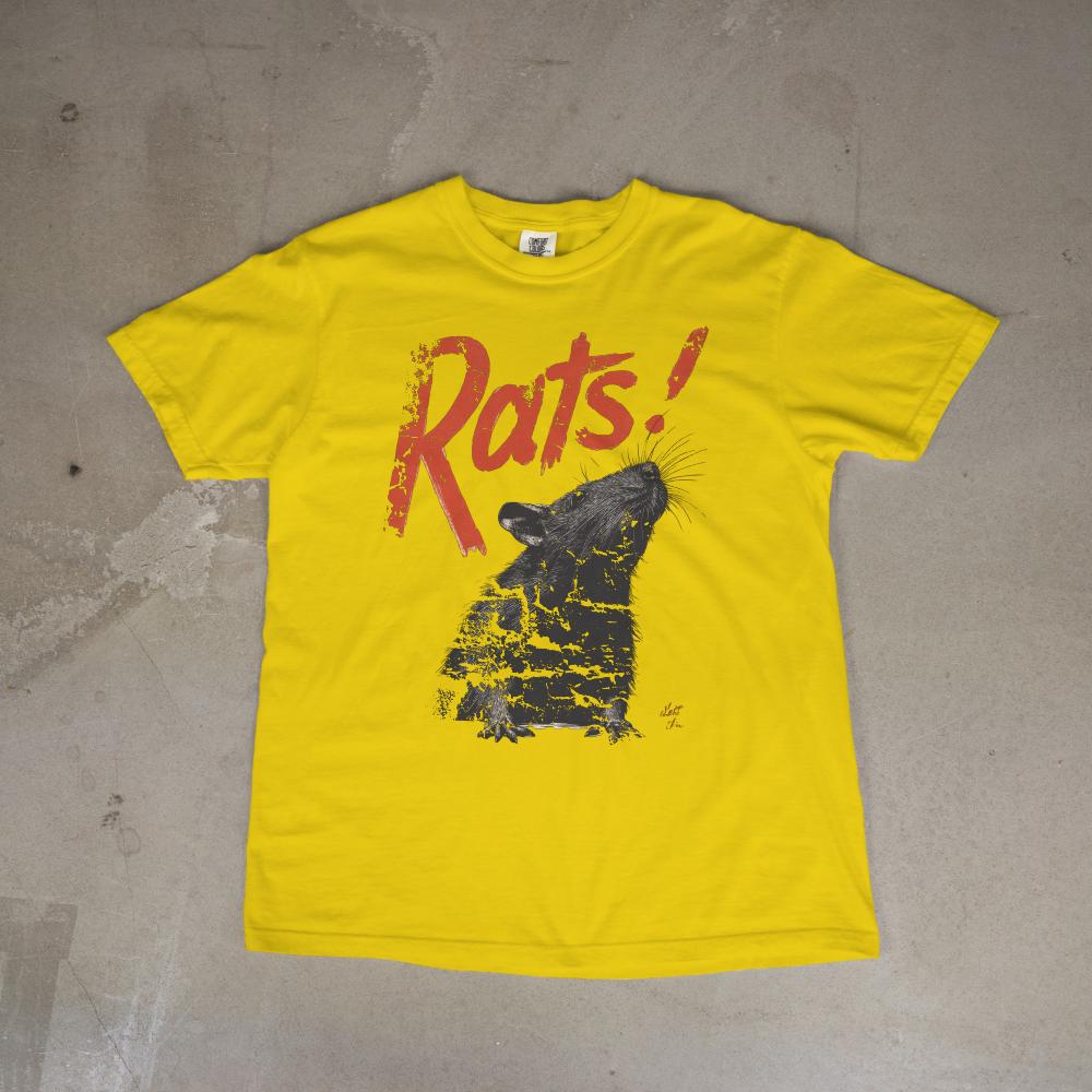 Vintage Rats Grunge Retro Distressed Unisex