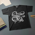 Octopus Ink Drawing Kraken Various Sizes Colours Tee Unisex