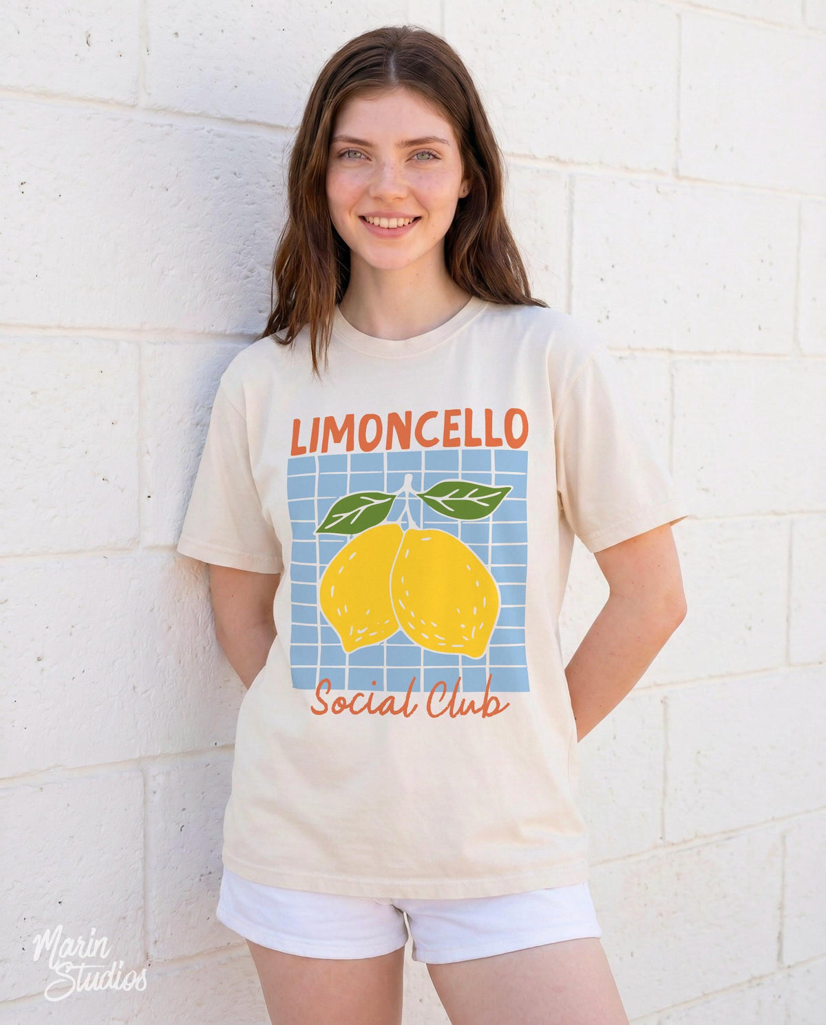 Limoncello Social Club Amalfi Lemon Comfort Colors Italian Summer