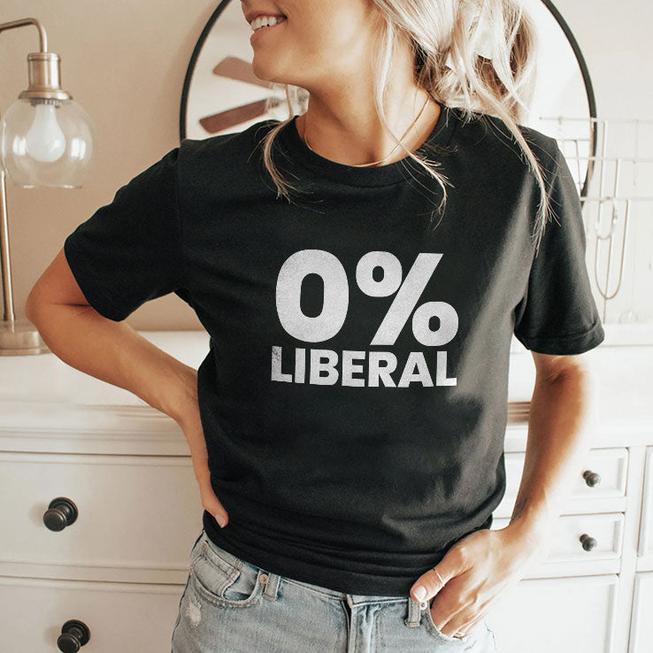 0% Liberal T Shirt Unisex