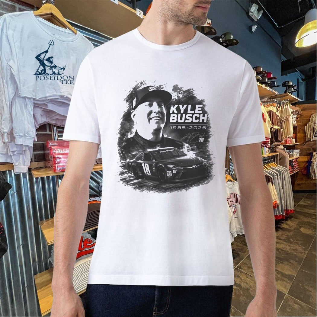 Rip Kyle Busch 18 1985 2026 Signature Unisex