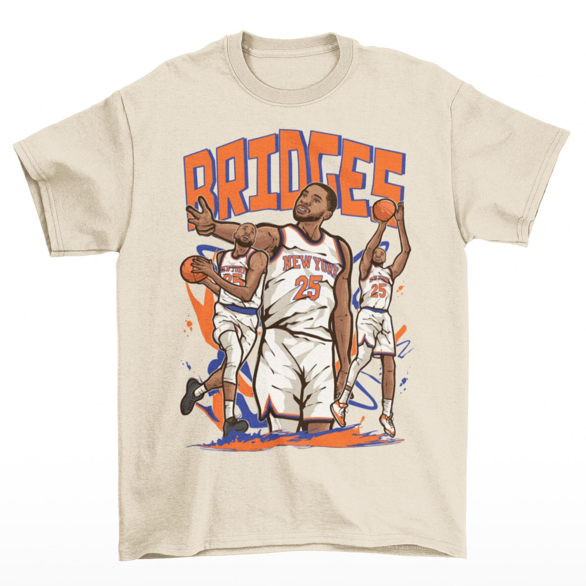 Mikal Bridges Cartoon York Basketball Unisex