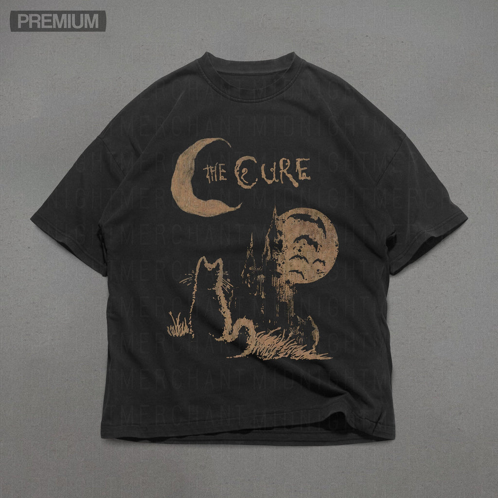 Cure Band Tee Comfort Colors Cure Oversized Ca Retro Unisex