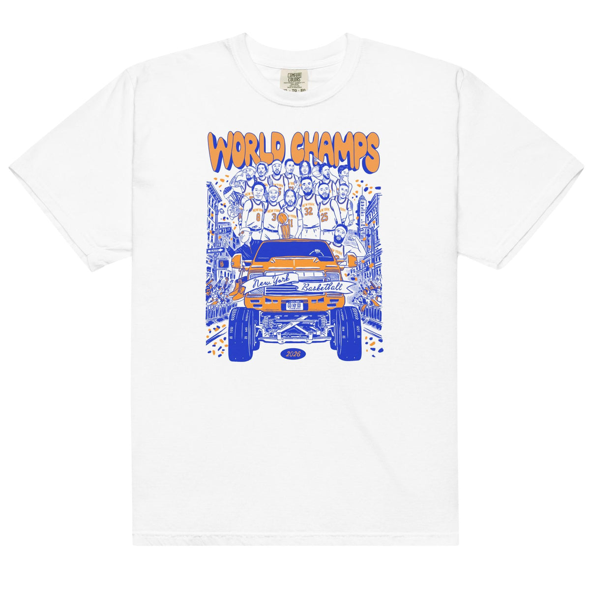 Champs York Basketball Vintage Illustrated Unisex