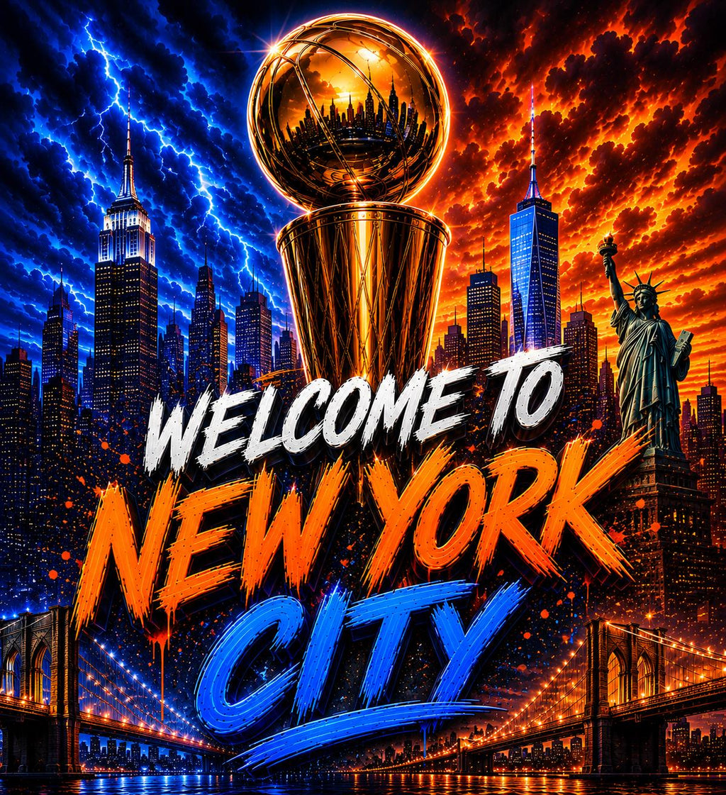 Vintage York Knicks Jalen Brunson Tee Knicks Playoff Madison Square Garden Tee Retro Nyc Basketball Fan Champions