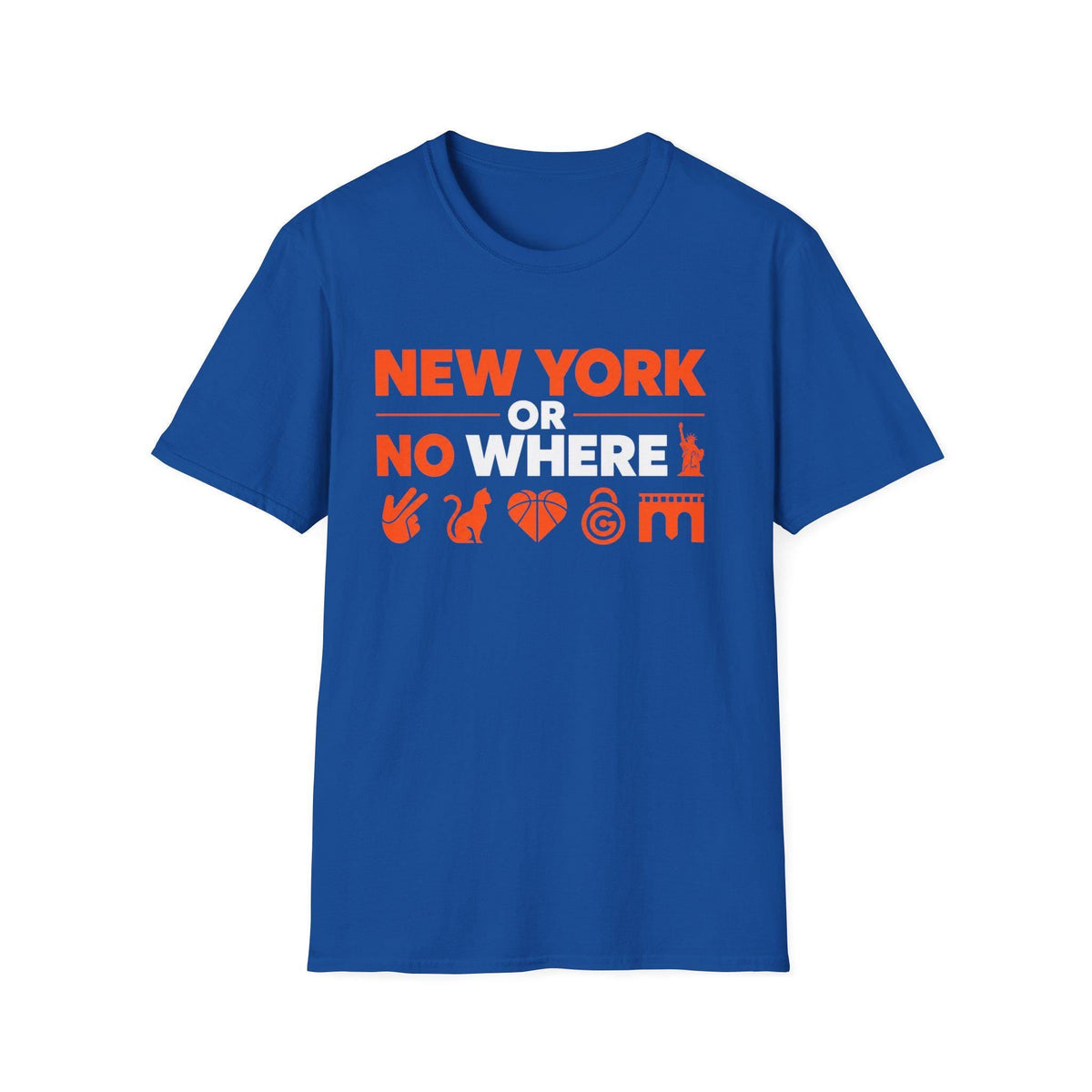 York Nowhere Knicks Starting Five Emojis Team Tee Black Blue Brunson Og Kat Hart