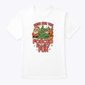 Here For The Forced Family Fun Santa Elf Reindeer Christmas T Shirt Unisex