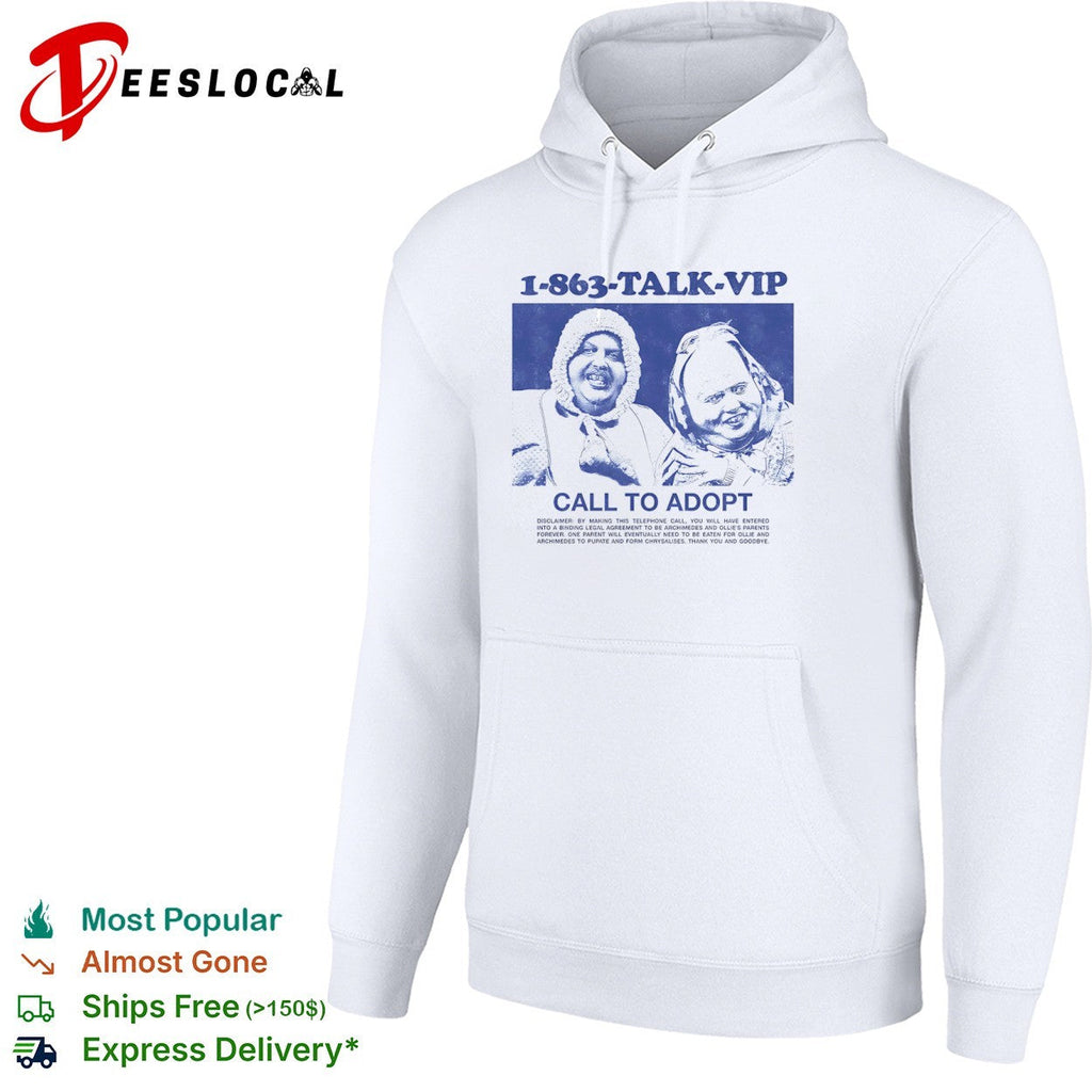 1 863 talk vip call to adopt shirt Unisex