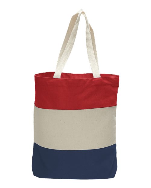 Q-Tees 11L Tri-Color Tote