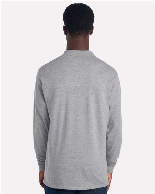 JERZEES Men's Dri-Power® Long Sleeve Polo