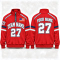 Personalized New England Football Quarter Zip Pullover, Vintage Game Day Sports Top, Fan Gift