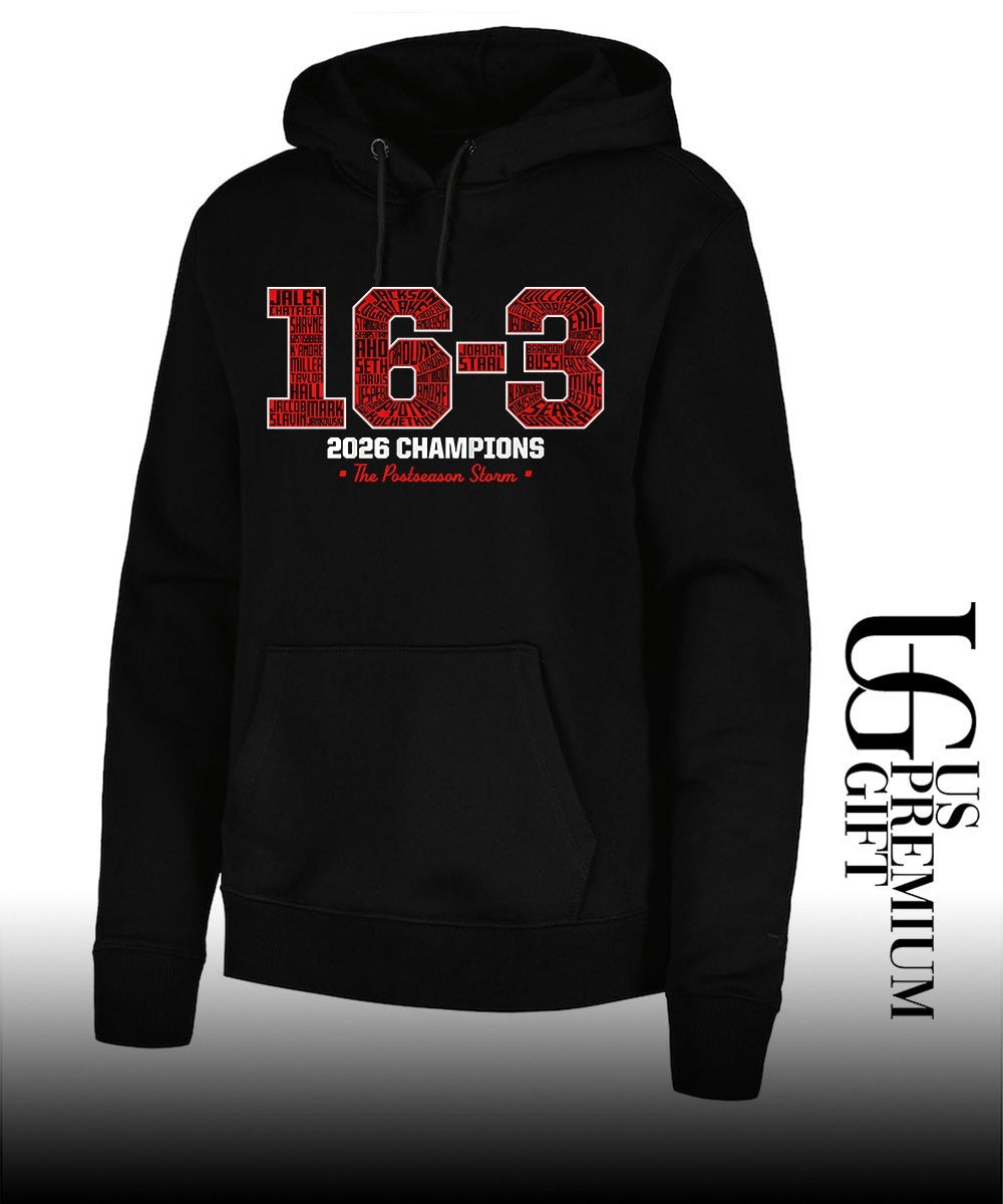 16-3 2026 Champs Carolina Hurricanes hockey Champions the Postseason Storm shirt Unisex