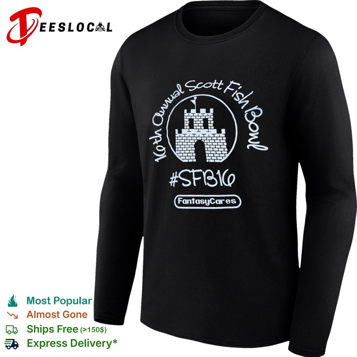 16th Annual Scott Fish Bowl SFB16 FantasyCares Castle shirt Unisex