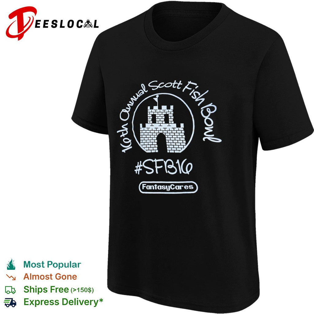 16th Annual Scott Fish Bowl SFB16 FantasyCares Castle shirt Unisex