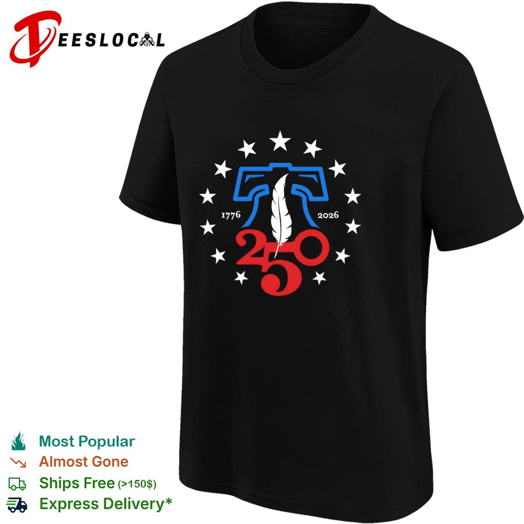 1776 2026 250 Liberty Bell Feather United States Semiquincentennial Anniversary shirt Unisex