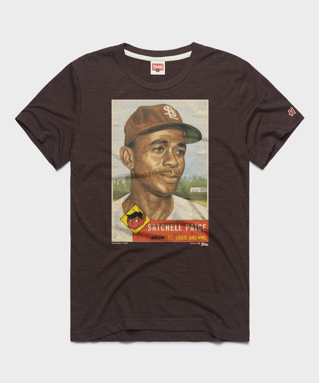 1953 Topps Baseball Satchel Paige Browns Unisex
