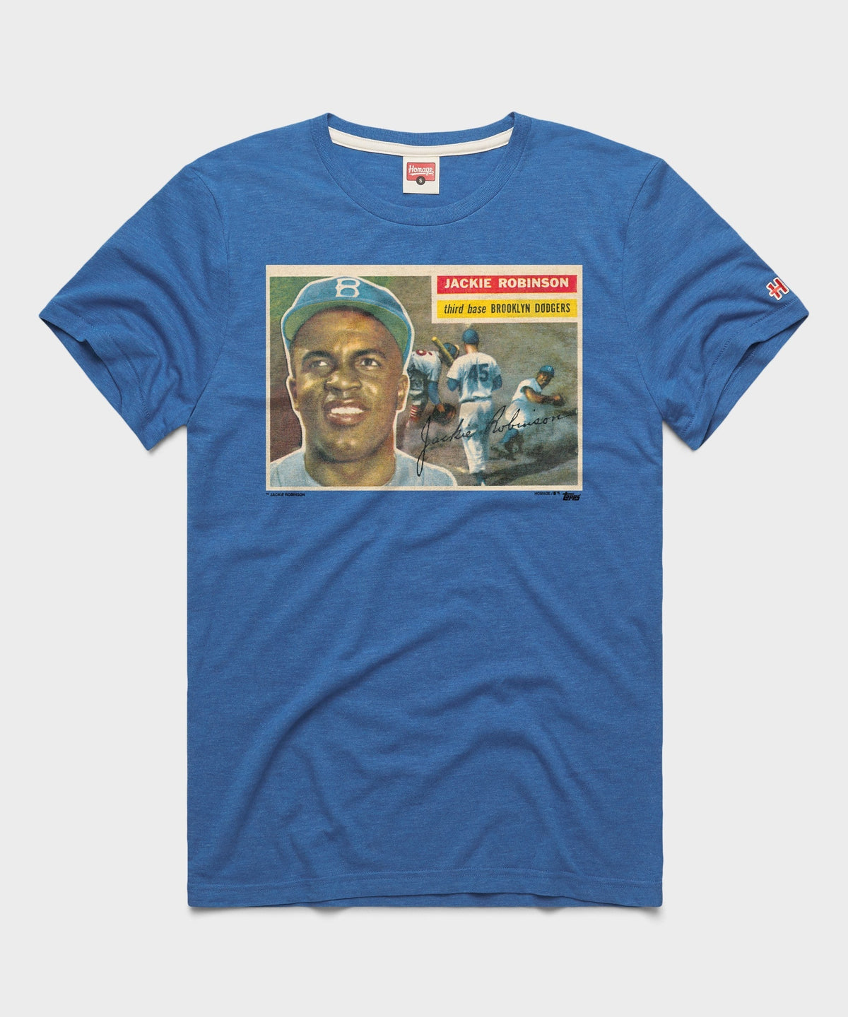 1956 Topps Baseball Jackie Robinson Dodgers Unisex