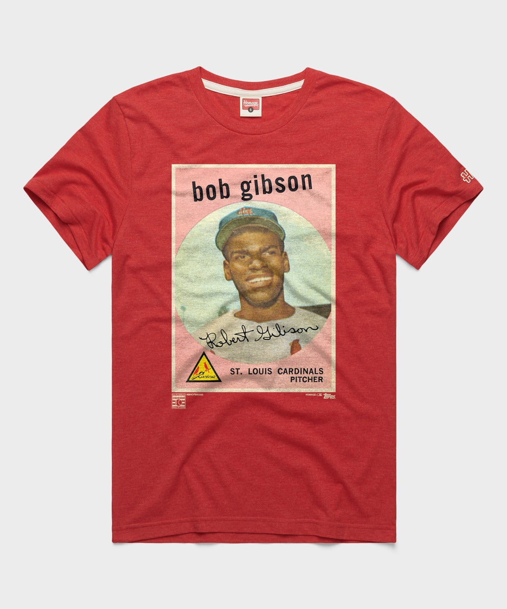 1959 Topps Baseball Bob Gibson Cardinals Unisex