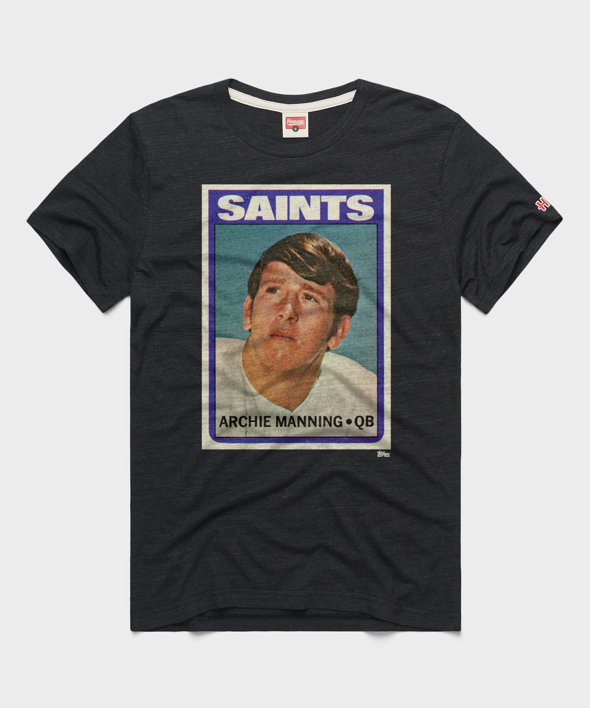1972 Topps Football Archie Manning Saints Unisex