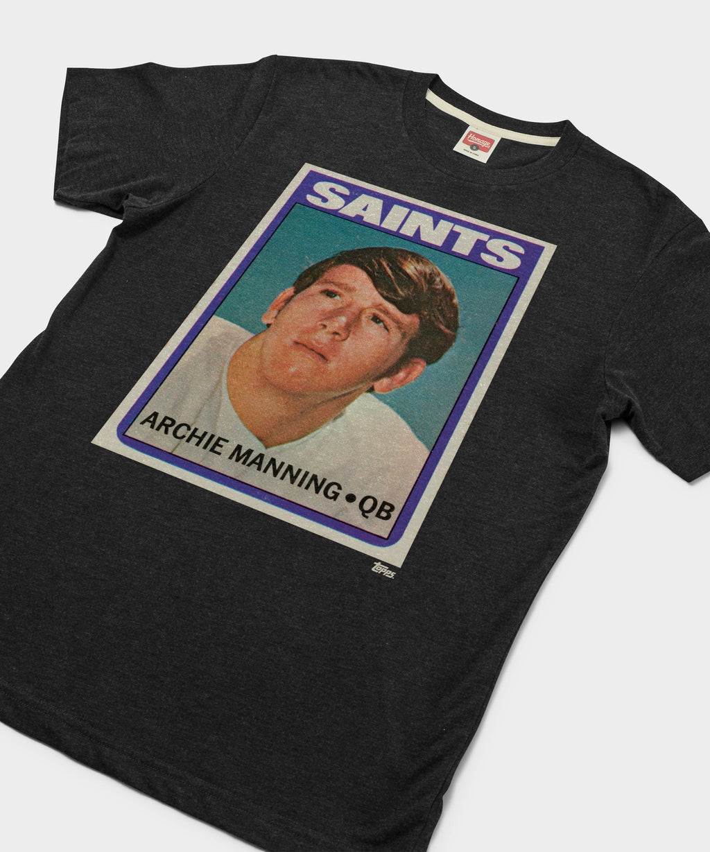 1972 Topps Football Archie Manning Saints Unisex