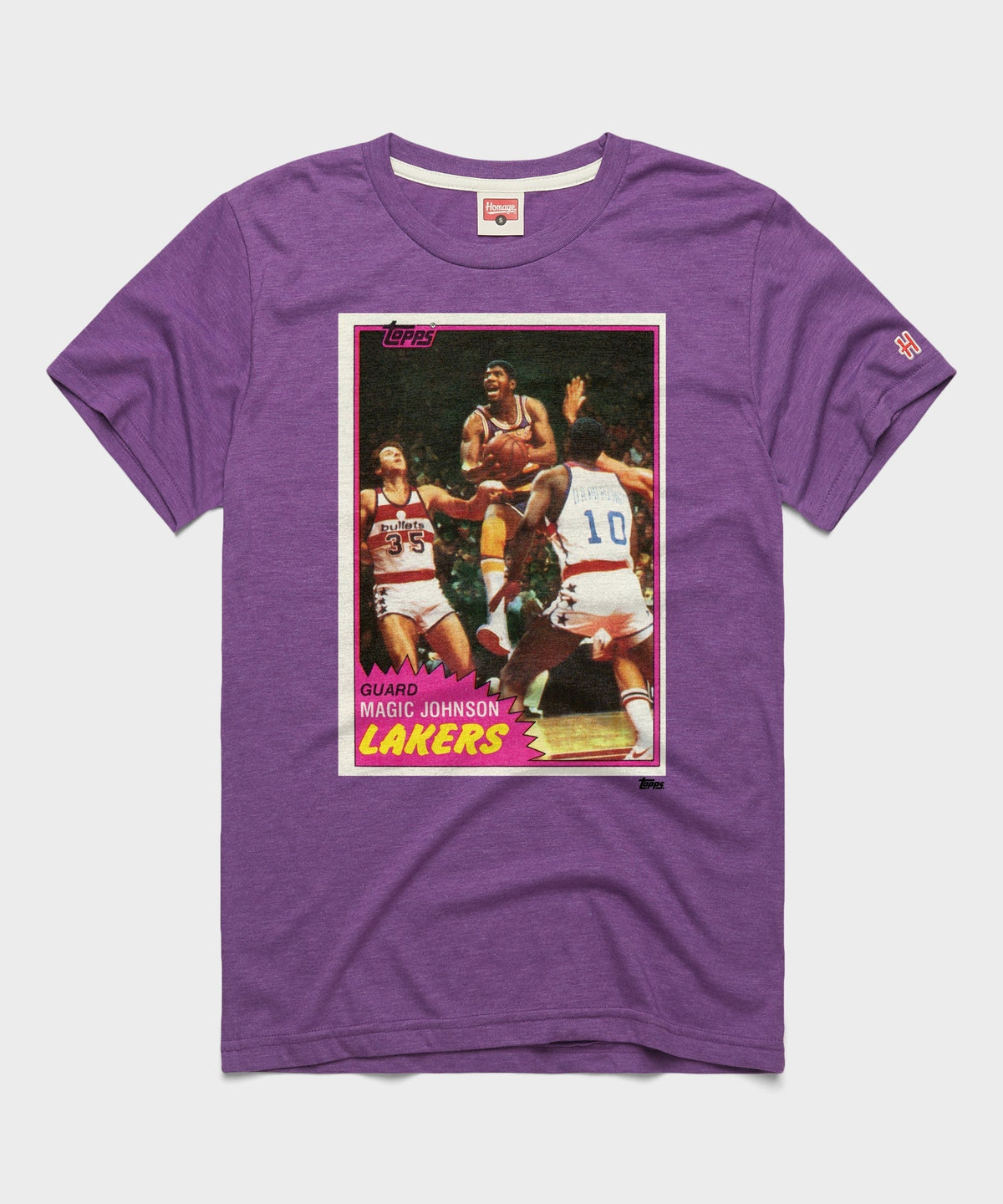 1981 Topps Basketball Magic Johnson Lakers Unisex