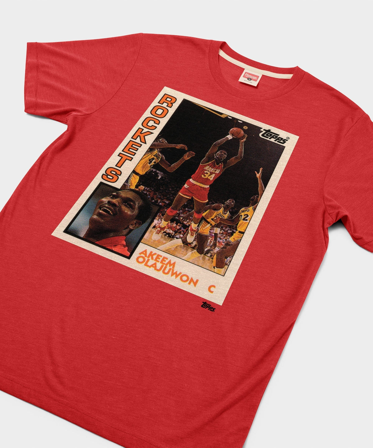 1992 Topps Basketball Hakeem Olajuwon Rockets Unisex