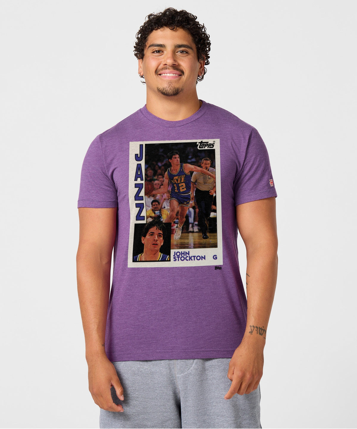 1992 Topps Basketball John Stockton Jazz Unisex