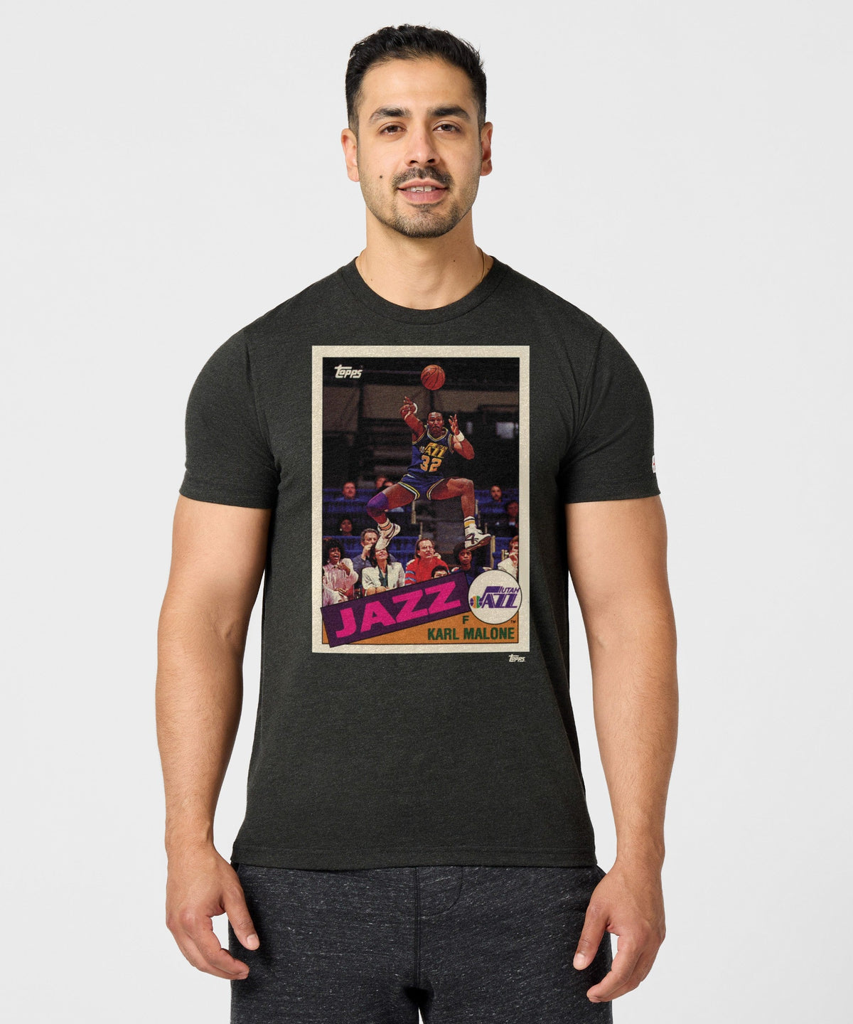 1992 Topps Basketball Karl Malone Jazz Unisex