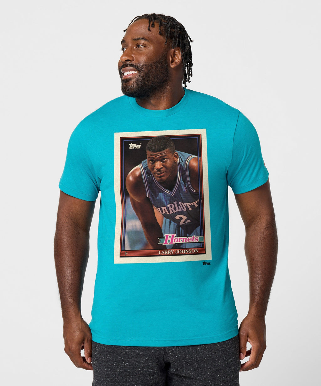 1992 Topps Basketball Larry Johnson Hornets Unisex