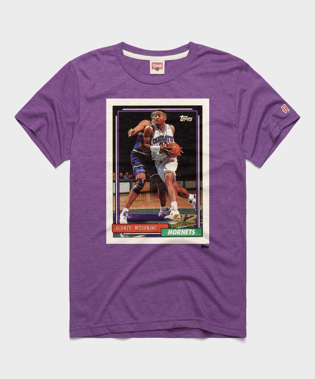1992 Topps Basketball Alonzo Mourning Hornets Unisex