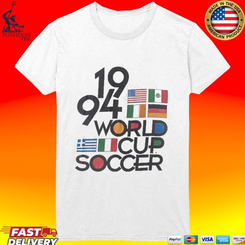 1994 World Cup Soccer Flags Unisex