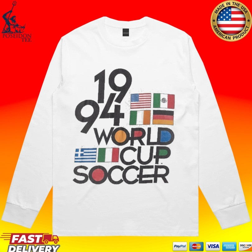 1994 World Cup Soccer Flags Unisex