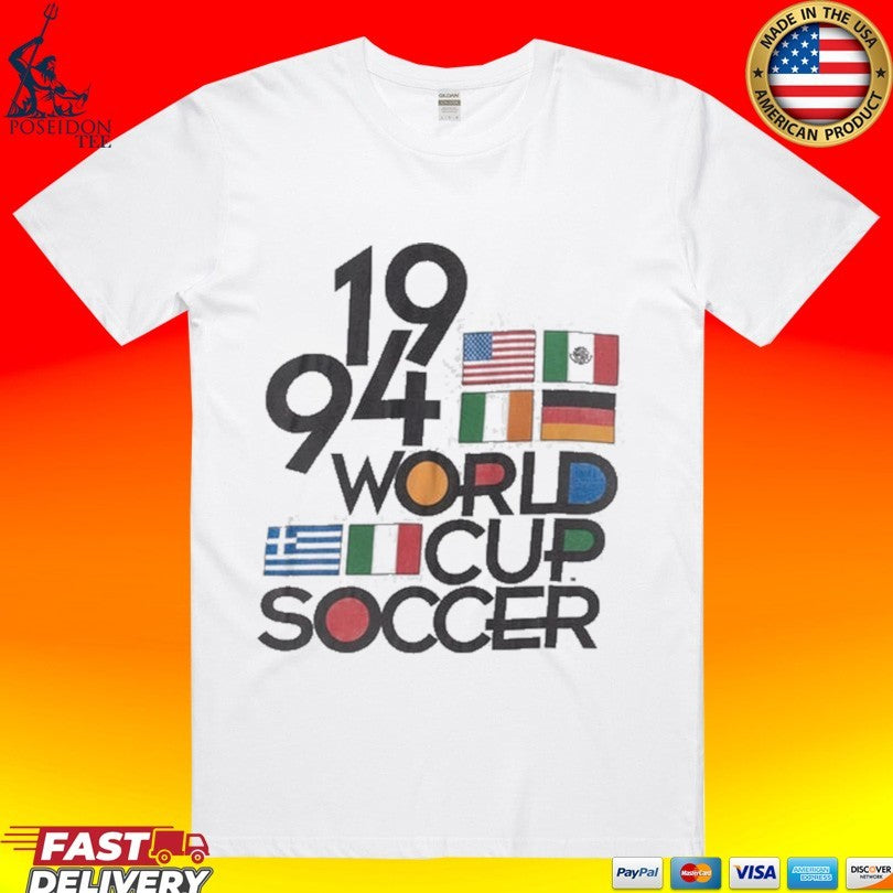 1994 World Cup Soccer Flags Unisex