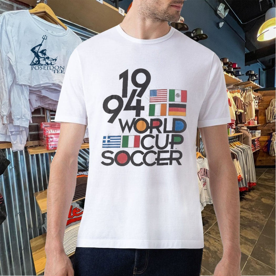 1994 World Cup Soccer Flags Unisex