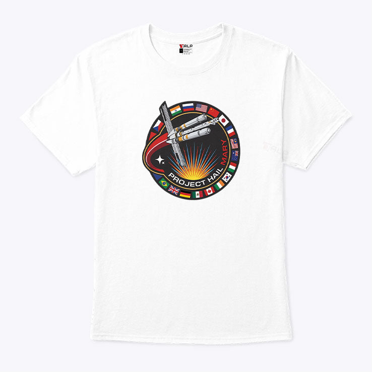Project Hail Mary Mission Patch T Shirt Unisex