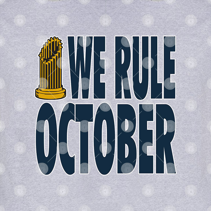 Los Angeles Dodgers We Rule October 2025 World Series Champions T Shirt Unisex