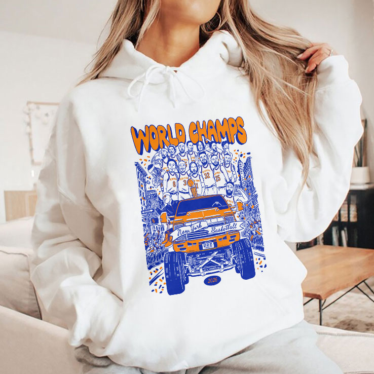 World Champs New York Basketball 2026 Championship Celebration T Shirt Unisex