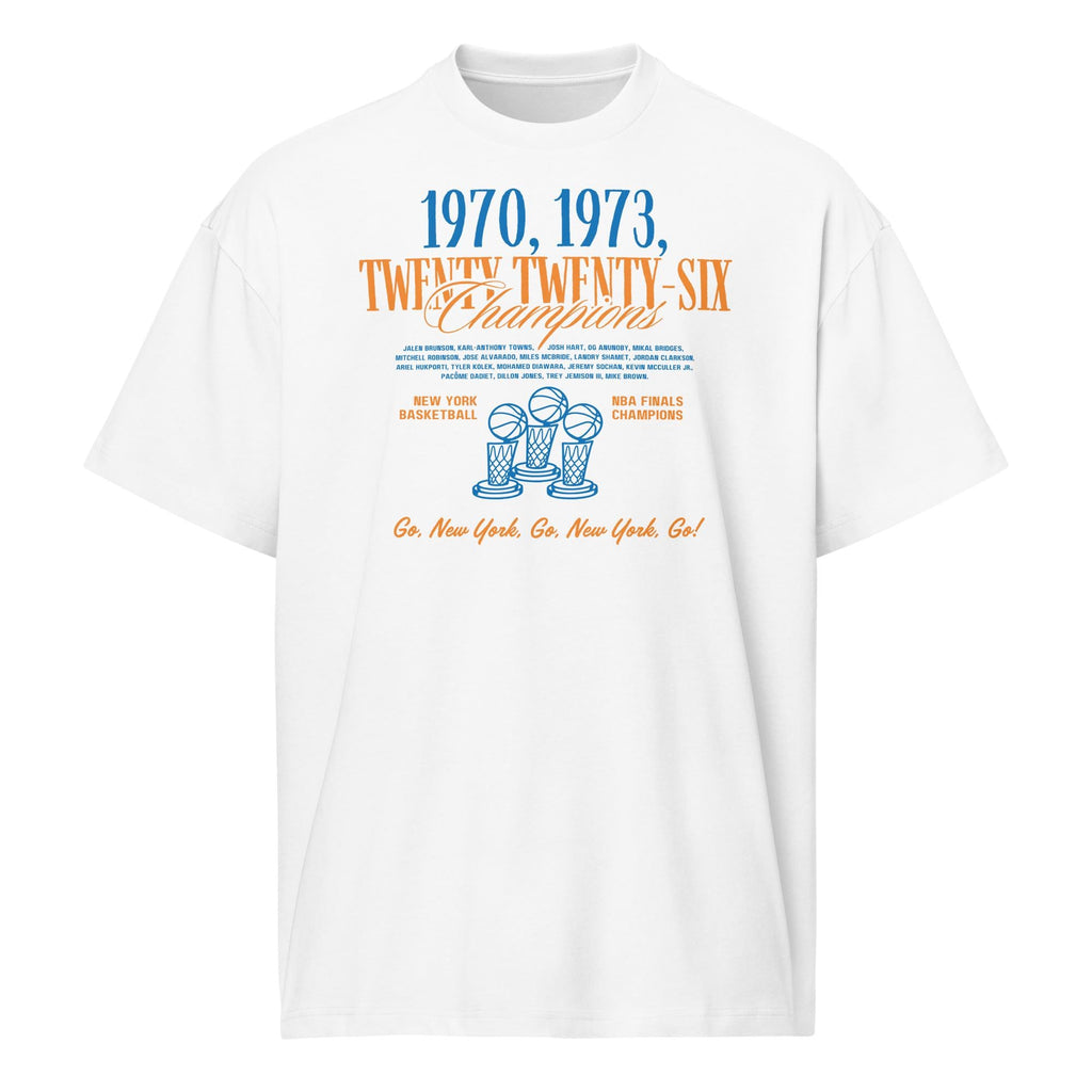 2026 Nba Finals Champions York Knicks Knicks Unisex