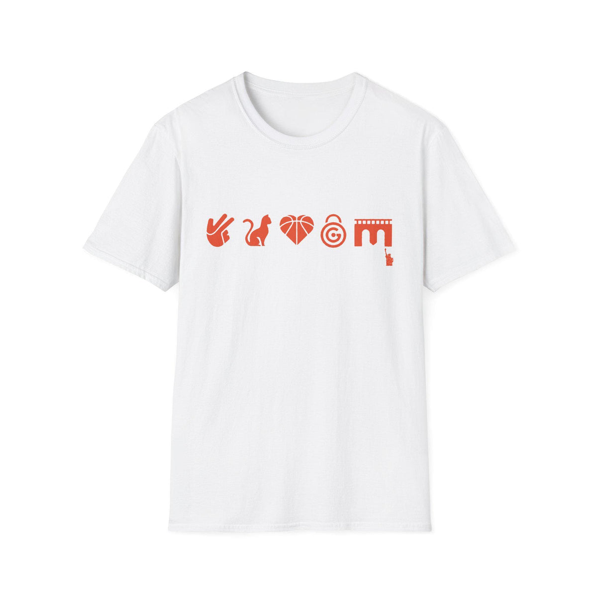 Knicks Starting Five Emojis Team Tee Black Blue Gray White York Brunson Og Kat Hart