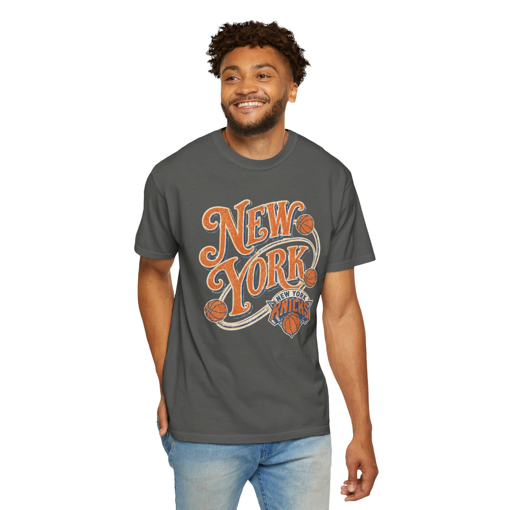 Vintage York Knicks Script Basketball Nba Team Tee Unisex