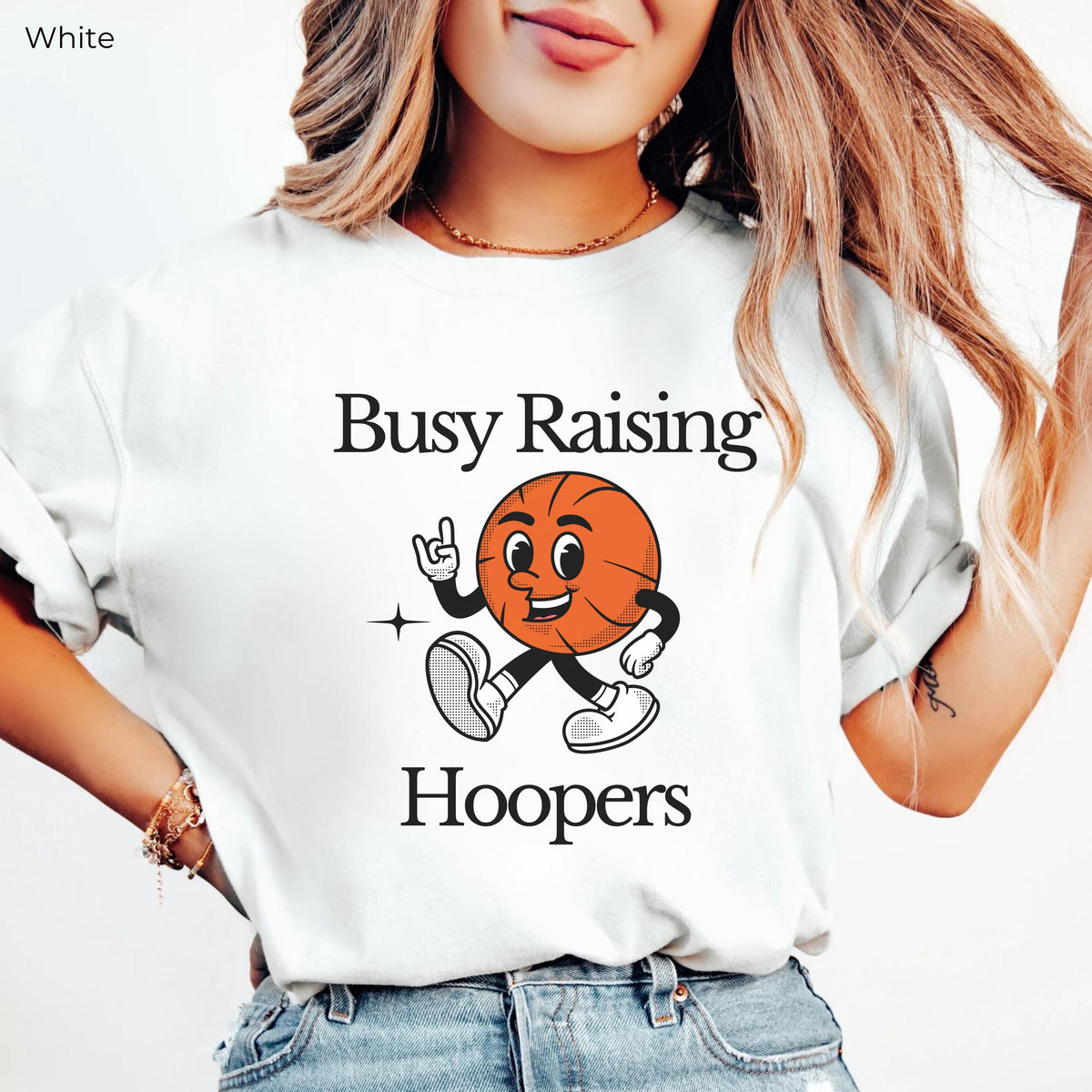 Retro Basketball Basketball Mom Basketball Dad Basketball Family Busy Raising Hoopers Sports Mom Vintage Basketball