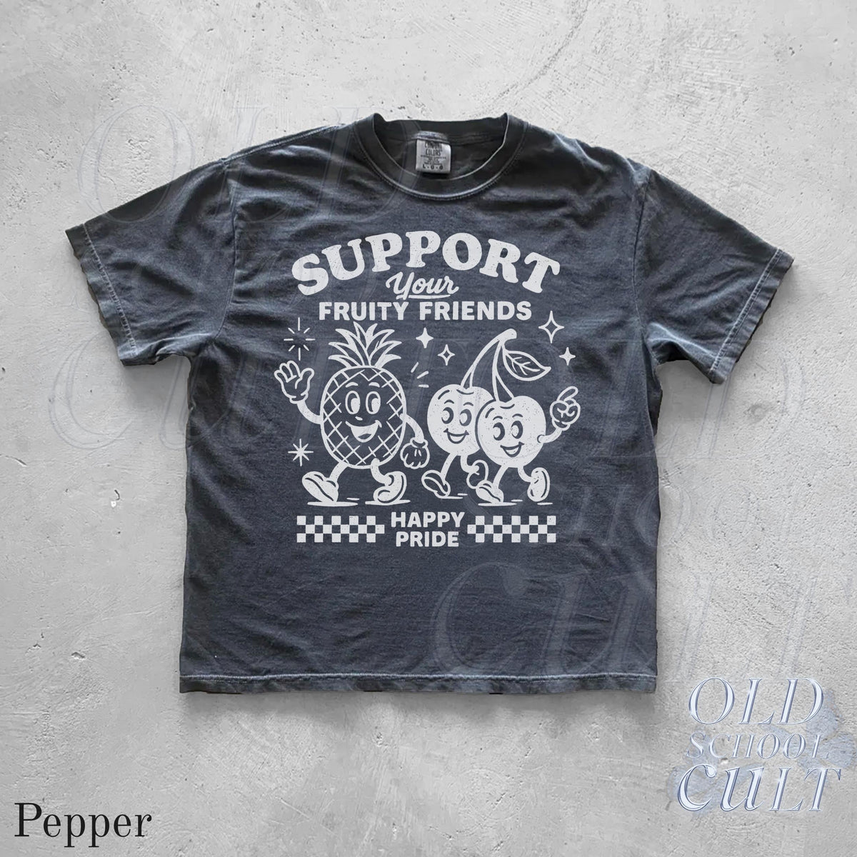 Fruity Friends Lgbtqia Pride Gay Rights Pride Rainbow Pride Parade Lgbtq Support Lesbian Comfort Colors