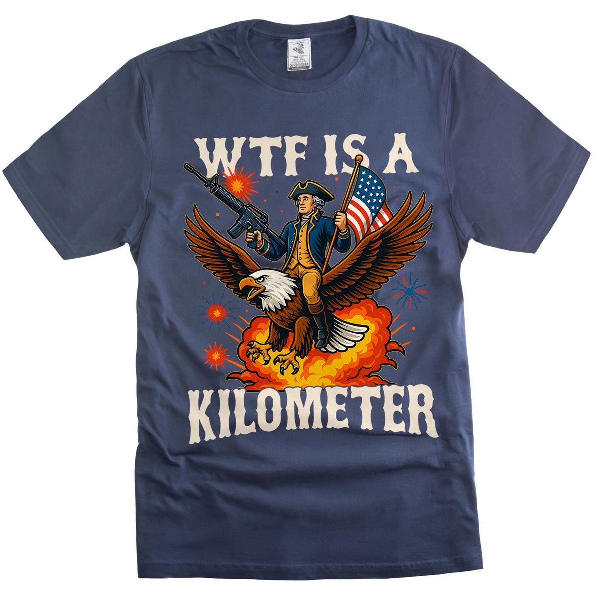 Wtf Kilometer 4th July Sarcastic Tee Unisex