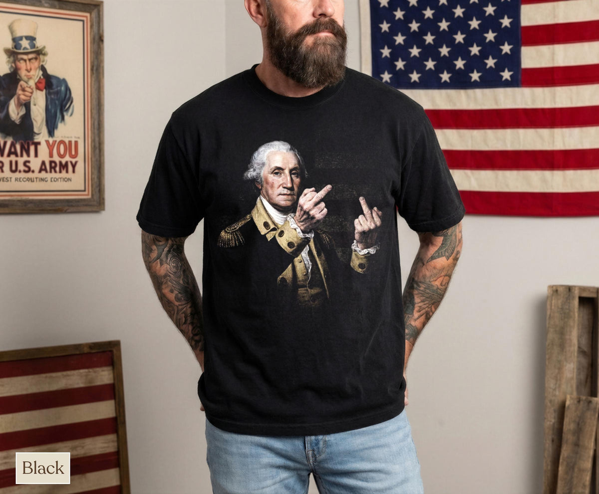 George Washington Patriotic Usa America 250 4th July Unisex
