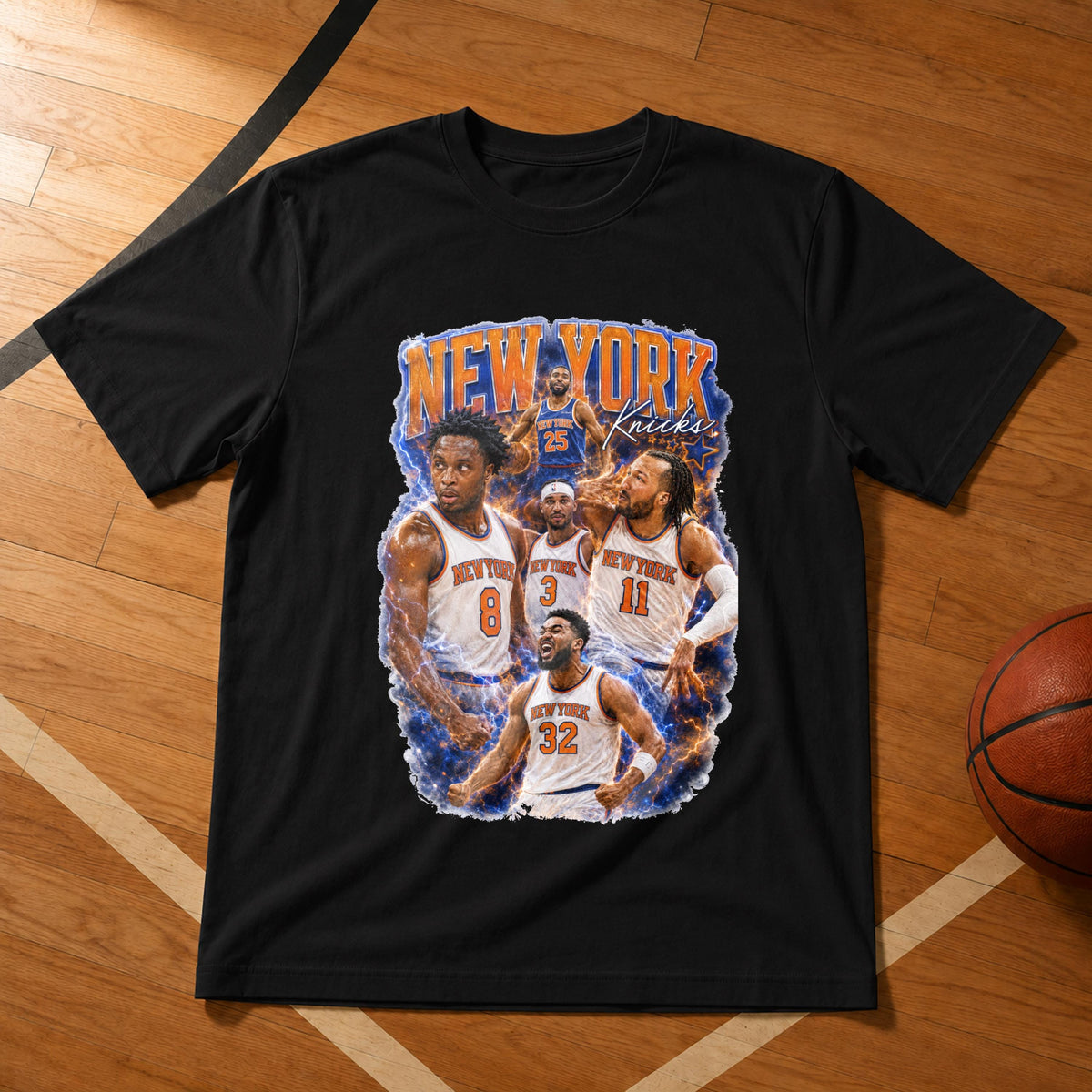 York Knicks Tee Jalen Brunson Josh Hart Og Anunoby Towns Finals Ny Hoops Knicks York Knicks Nba Finals