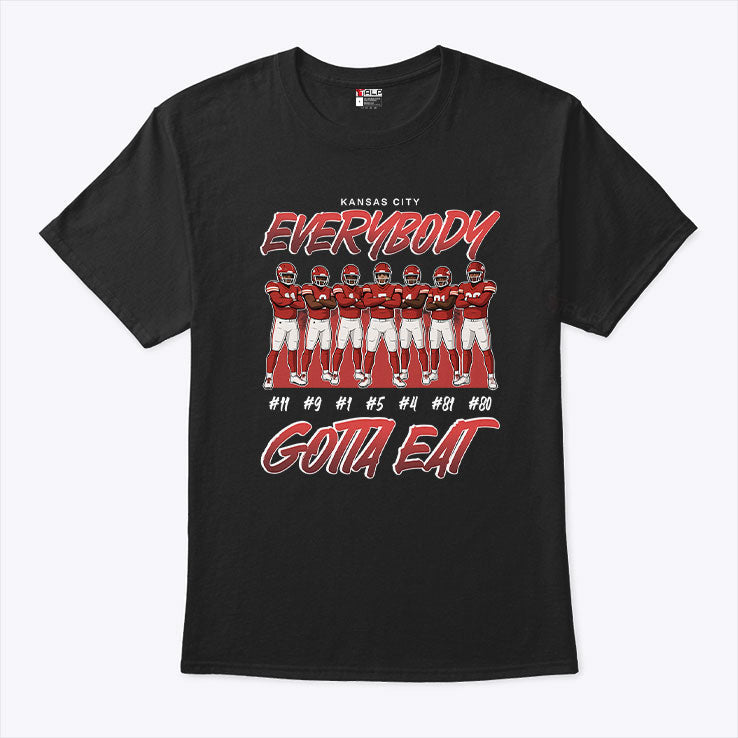 Rashee Rice Kansas City Everybody Gotta Eat T Shirt Unisex